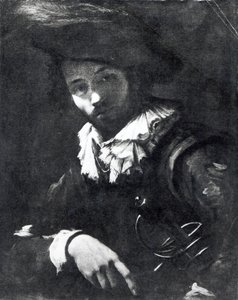 Portrait of a Mercenary by Simon Vouet